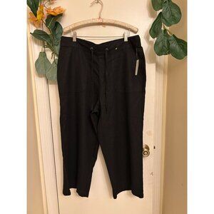 NWT-Naturals denim &co Black-Medium-Linen Blend